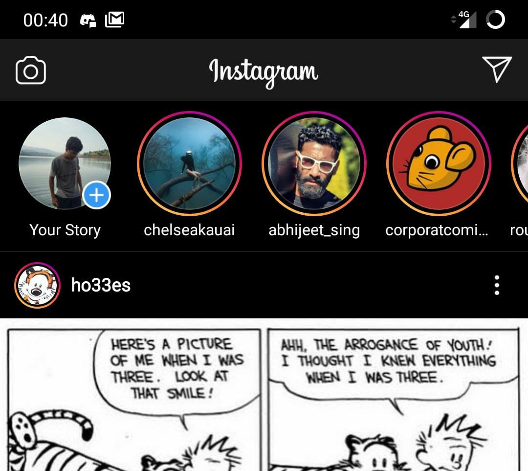 Instagram Story higlights for an account